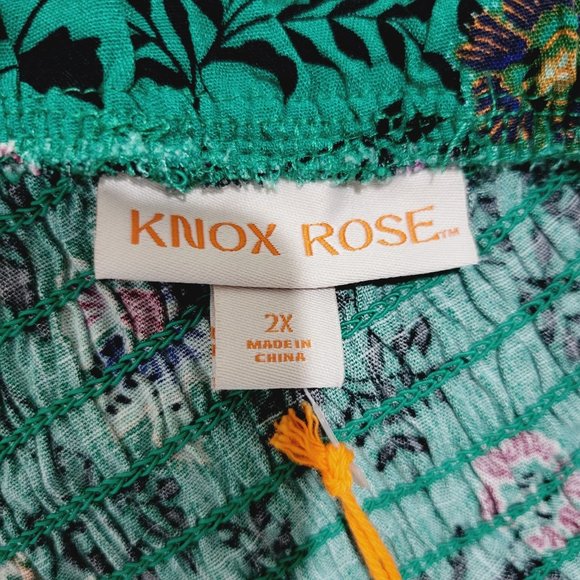 Knox Rose, Women's One Shoulder A-Line Maxi Dress, DR6-CH - Picture 4 of 4